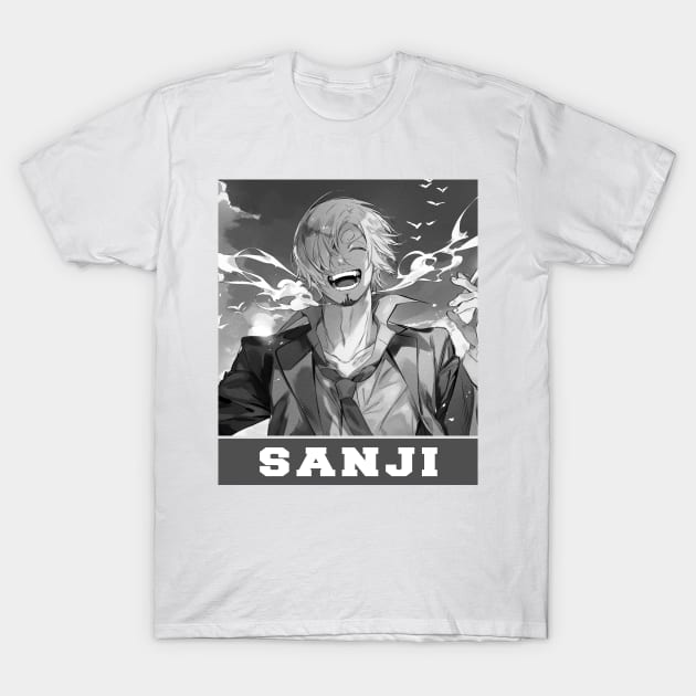 Vinsmoke Sanji T-Shirt by Hyndk Art